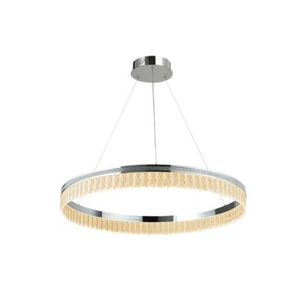 LED Stmívatelný křišťálový lustr na lanku THALIA LED/55W/230V 3000-6000K pr. 80 cm + dálkové ovládání