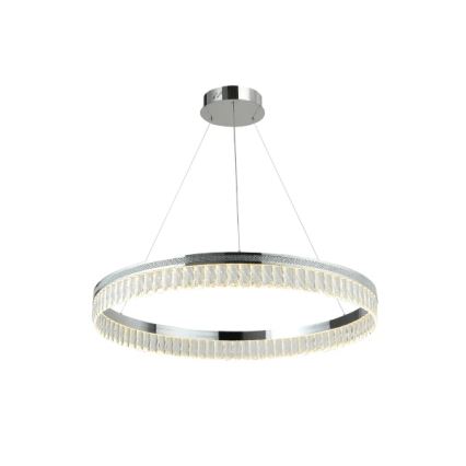 LED Stmívatelný křišťálový lustr na lanku THALIA LED/55W/230V 3000-6000K pr. 80 cm + dálkové ovládání
