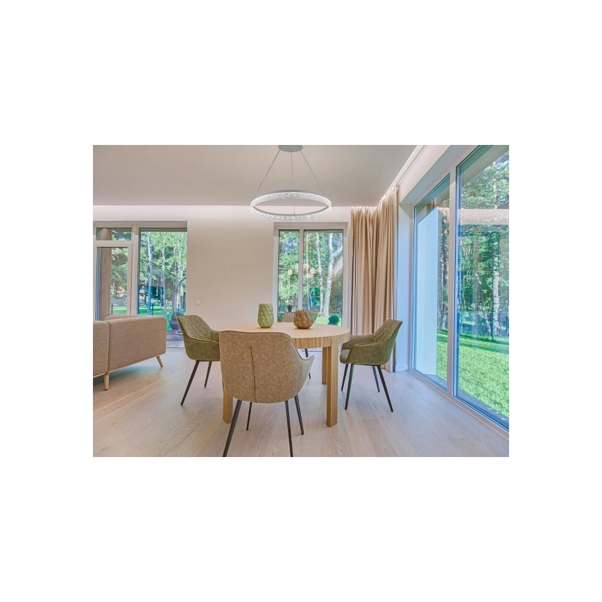 LED Stmívatelný lustr na lanku ALIANZ LED/45W/230V 3000-6000K pr. 60 cm + dálkové ovládání