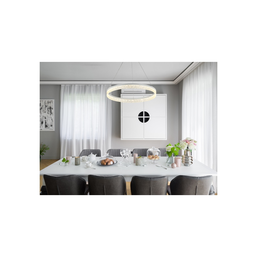 LED Stmívatelný lustr na lanku ALIANZ LED/60W/230V 3000-6000K pr. 80 cm + dálkové ovládání