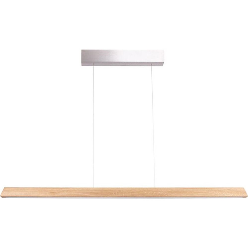 LED Stmívatelný lustr na lanku DEROTT 3xLED/14W/230V dub