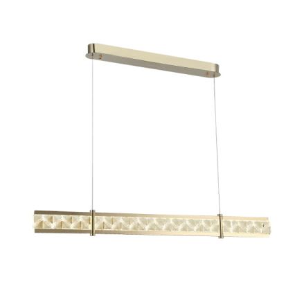LED Stmívatelný křišťálový lustr na lanku ENRIQUE LED/20W//230V 3000-6000K + dálkové ovládání