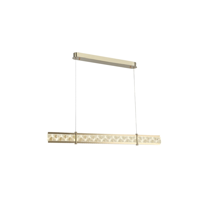 LED Stmívatelný křišťálový lustr na lanku ENRIQUE LED/20W//230V 3000-6000K + dálkové ovládání
