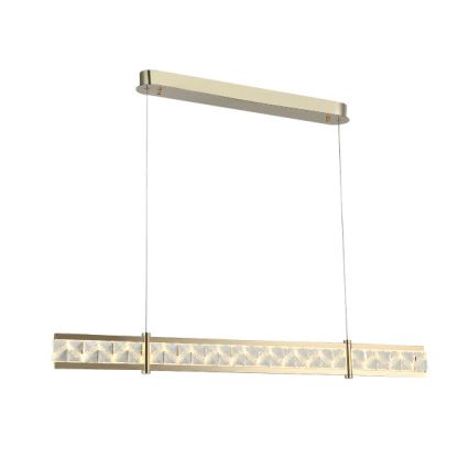 LED Stmívatelný křišťálový lustr na lanku ENRIQUE LED/20W//230V 3000-6000K + dálkové ovládání