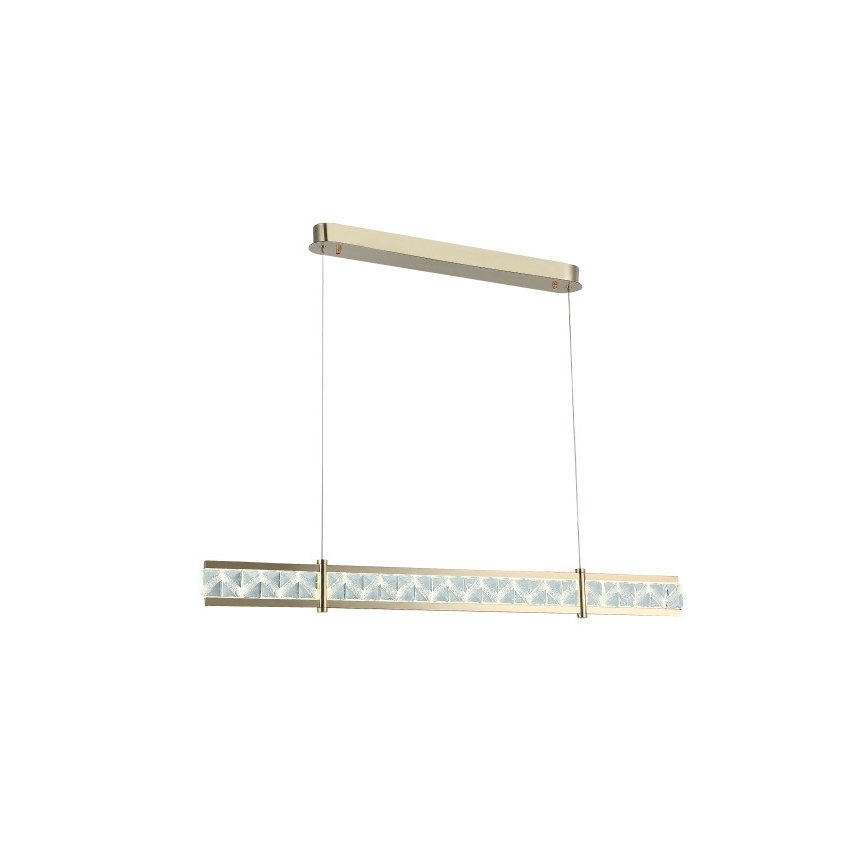 LED Stmívatelný křišťálový lustr na lanku ENRIQUE LED/20W//230V 3000-6000K + dálkové ovládání
