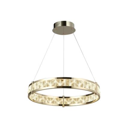 LED Stmívatelný křišťálový lustr na lanku ENRIQUE LED/40W//230V 3000-6000K pr. 60 cm + dálkové ovládání