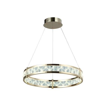 LED Stmívatelný křišťálový lustr na lanku ENRIQUE LED/40W//230V 3000-6000K pr. 60 cm + dálkové ovládání