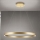 LED Stmívatelný lustr na lanku KOLK LED/80W/230V 2700/3000/4000K pr. 80 cm zlatá
