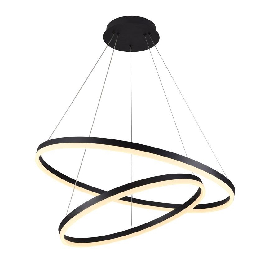 LED Stmívatelný lustr na lanku LED/100W/230V 3000-6500K + dálkové ovládání
