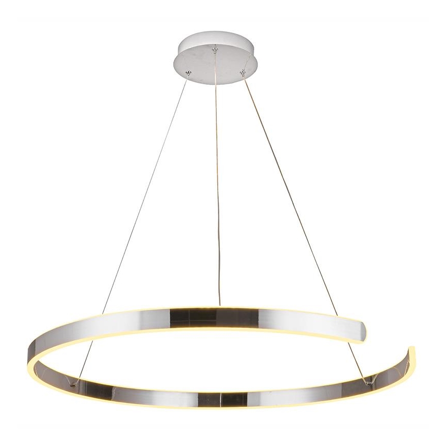LED Stmívatelný lustr na lanku LED/100W/230V 3000-6500K pr. 80 cm + dálkové ovládání