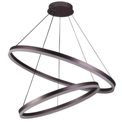 LED Stmívatelný lustr na lanku LED/100W/230V 3000-6500K pr. 80 cm + dálkové ovládání