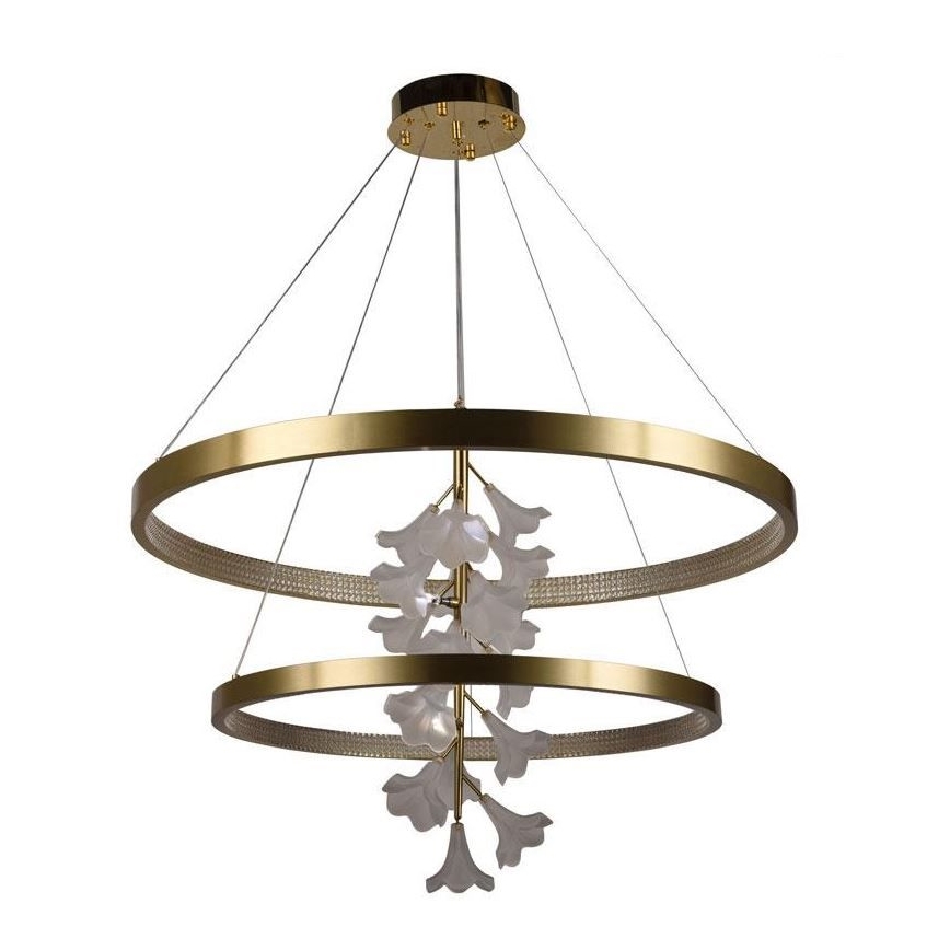 LED Stmívatelný lustr na lanku LED/100W/230V 3000-6500K + dálkové ovládání