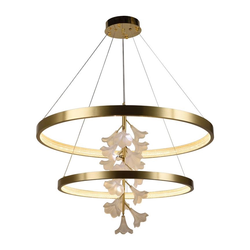LED Stmívatelný lustr na lanku LED/100W/230V 3000-6500K + dálkové ovládání