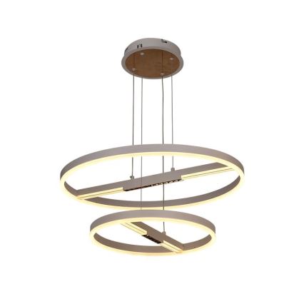 LED Stmívatelný lustr na lanku LED/100W/230V 3000-6500K pr. 60 cm + dálkové ovládání