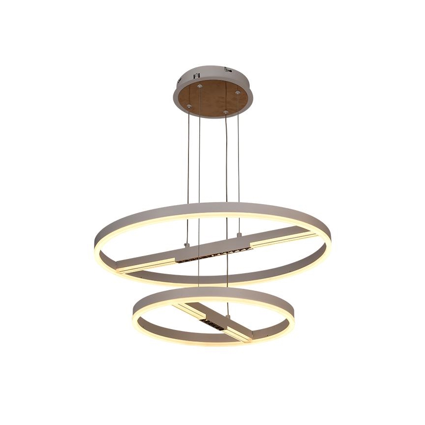 LED Stmívatelný lustr na lanku LED/100W/230V 3000-6500K pr. 60 cm + dálkové ovládání