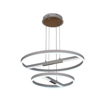 LED Stmívatelný lustr na lanku LED/100W/230V 3000-6500K pr. 60 cm + dálkové ovládání