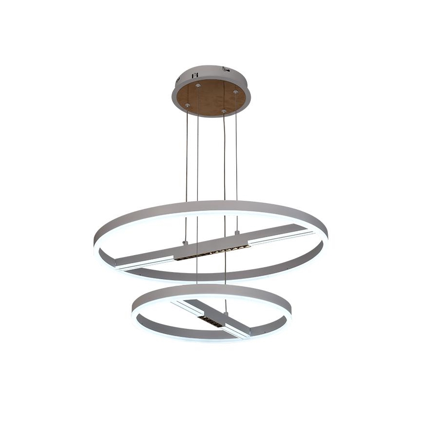 LED Stmívatelný lustr na lanku LED/100W/230V 3000-6500K pr. 60 cm + dálkové ovládání