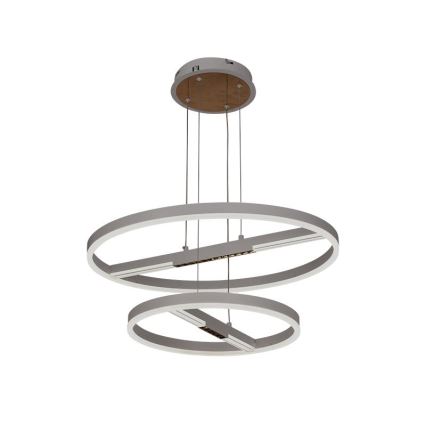 LED Stmívatelný lustr na lanku LED/100W/230V 3000-6500K pr. 60 cm + dálkové ovládání