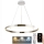 LED Stmívatelný lustr na lanku LED/100W/230V 3000-6500K pr. 80 cm + dálkové ovládání