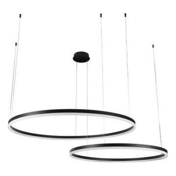 LED Stmívatelný lustr na lanku LED/100W/230V 3000-6500K pr. 80 cm + dálkové ovládání