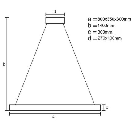 LED Stmívatelný křišťálový lustr na lanku LED/100W/230V 3000-6500K zlatá + dálkové ovládání