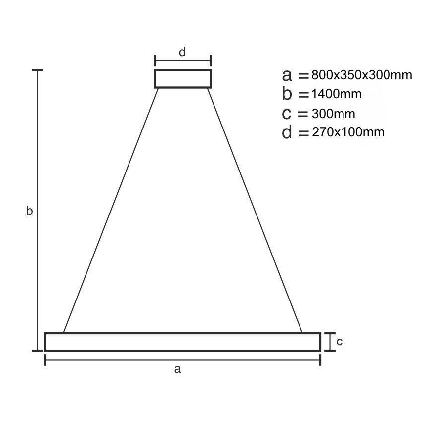 LED Stmívatelný křišťálový lustr na lanku LED/100W/230V 3000-6500K zlatá + dálkové ovládání