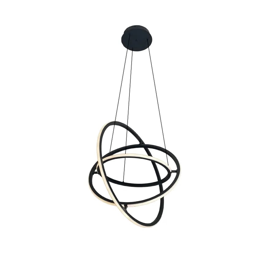 LED Stmívatelný lustr na lanku LED/105W/230V 3000-6500K pr. 60 cm + dálkové ovládání
