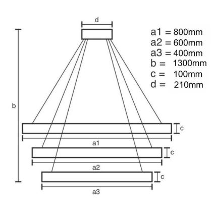 LED Stmívatelný křišťálový lustr na lanku LED/115W/230V 3000-6500K lesklý chrom + dálkové ovládání