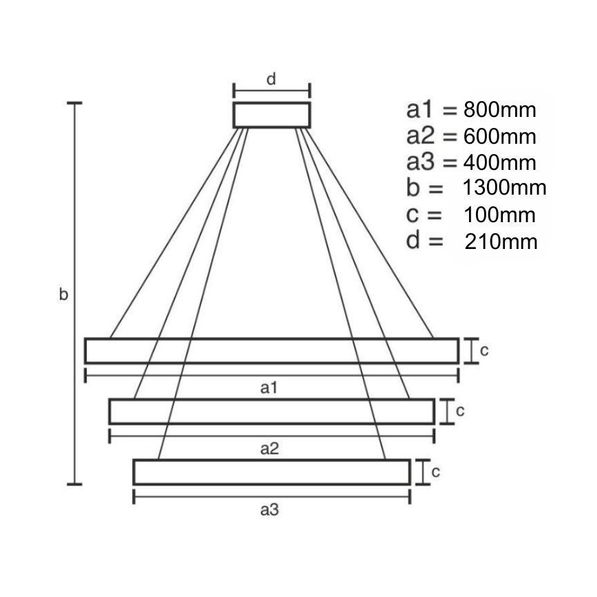 LED Stmívatelný křišťálový lustr na lanku LED/115W/230V 3000-6500K lesklý chrom + dálkové ovládání