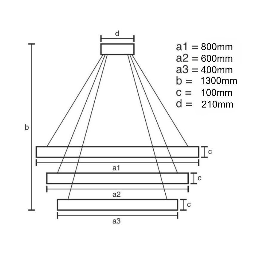 LED Stmívatelný křišťálový lustr na lanku LED/115W/230V 3000-6500K chrom/zlatá + dálkové ovládání
