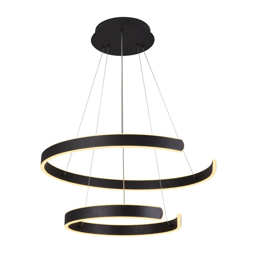 LED Stmívatelný lustr na lanku LED/120W/230V 3000-6500K + dálkové ovládání