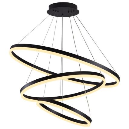 LED Stmívatelný lustr na lanku LED/125W/230V 3000-6500K + dálkové ovládání
