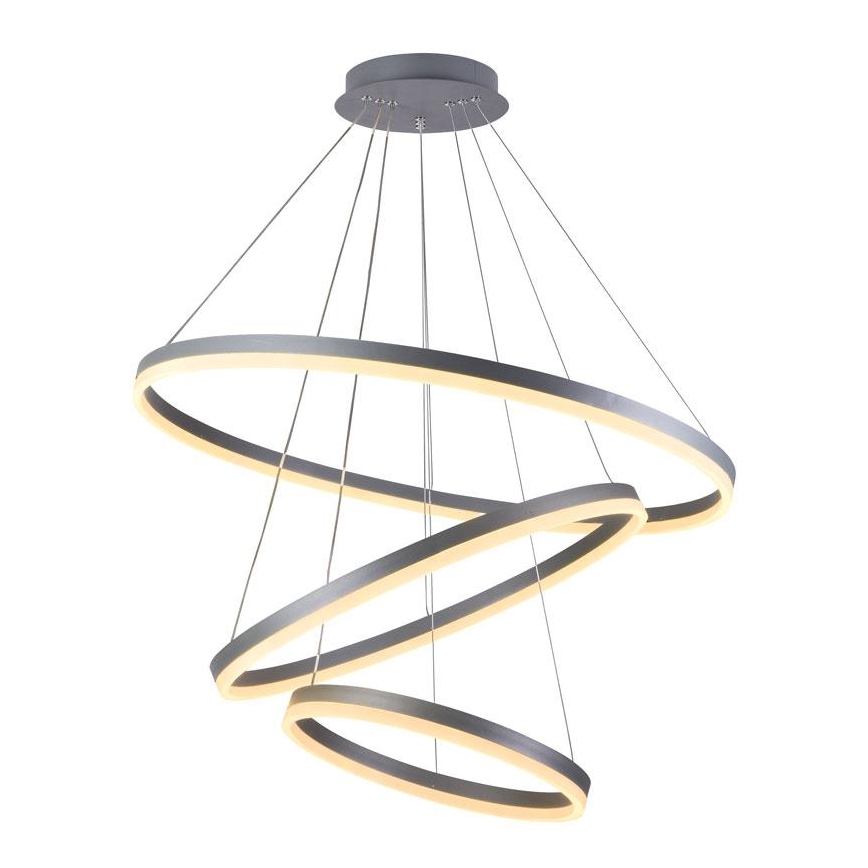 LED Stmívatelný lustr na lanku LED/125W/230V 3000-6500K + dálkové ovládání