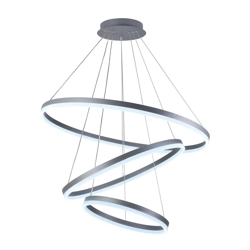 LED Stmívatelný lustr na lanku LED/125W/230V 3000-6500K + dálkové ovládání