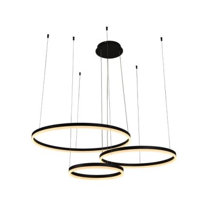 LED Stmívatelný lustr na lanku LED/125W/230V 3000-6500K pr. 80 cm + dálkové ovládání