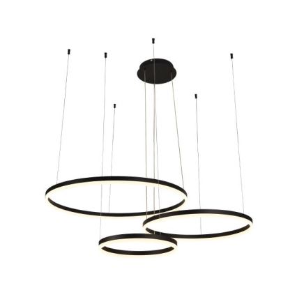 LED Stmívatelný lustr na lanku LED/125W/230V 3000-6500K pr. 80 cm + dálkové ovládání