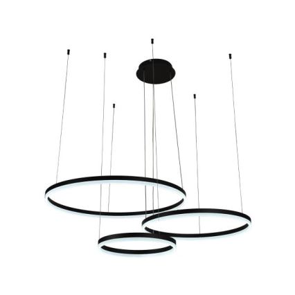 LED Stmívatelný lustr na lanku LED/125W/230V 3000-6500K pr. 80 cm + dálkové ovládání
