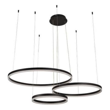 LED Stmívatelný lustr na lanku LED/125W/230V 3000-6500K pr. 80 cm + dálkové ovládání