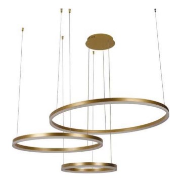 LED Stmívatelný lustr na lanku LED/125W/230V 3000-6500K pr. 80 cm + dálkové ovládání
