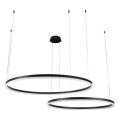 LED Stmívatelný lustr na lanku LED/128W/230V 3000-6500K + dálkové ovládání