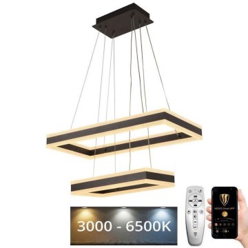 LED Stmívatelný lustr na lanku LED/130W/230V 3000-6500K + dálkové ovládání