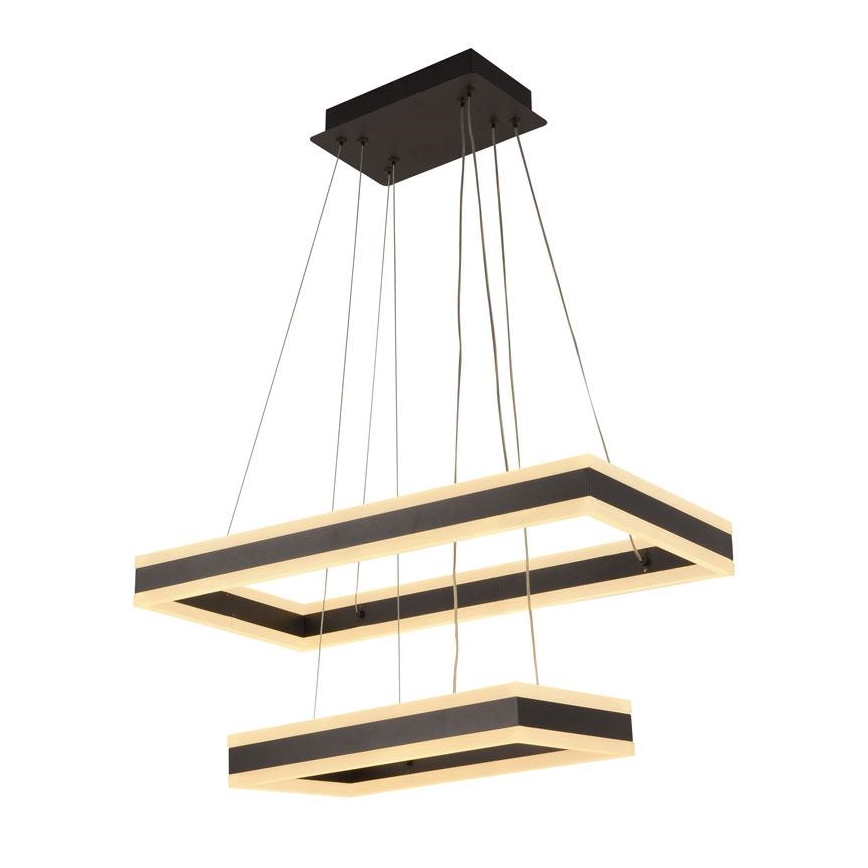 LED Stmívatelný lustr na lanku LED/130W/230V 3000-6500K + dálkové ovládání