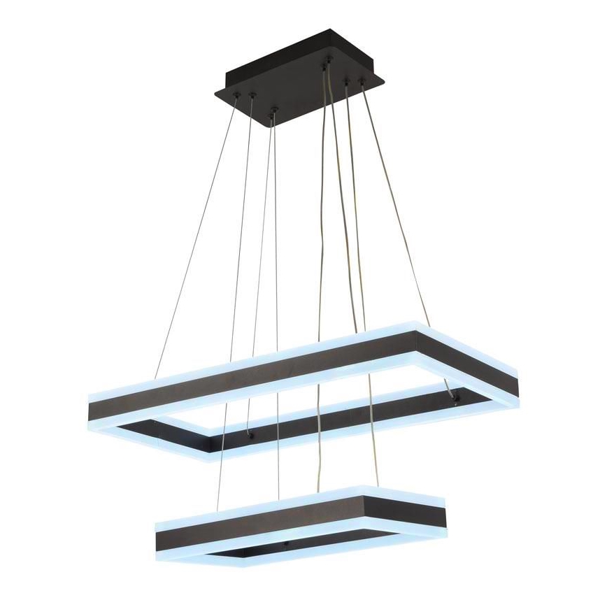 LED Stmívatelný lustr na lanku LED/130W/230V 3000-6500K + dálkové ovládání