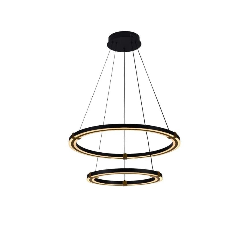 LED Stmívatelný lustr na lanku LED/130W/230V 3000-6500K + dálkové ovládání