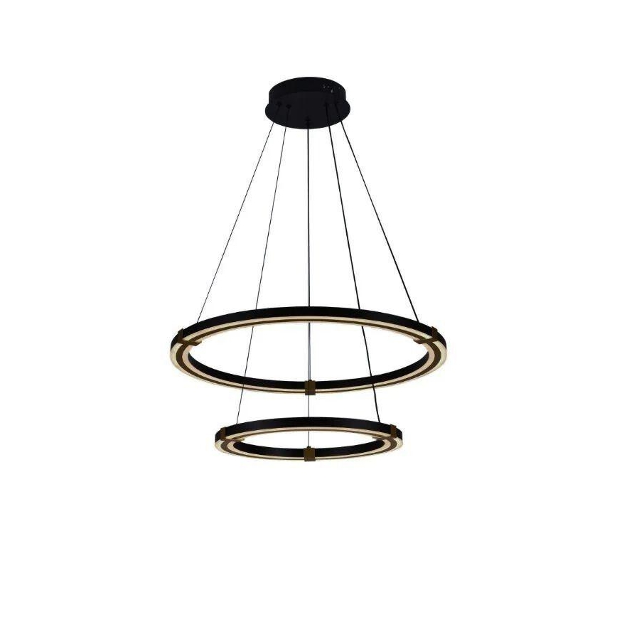 LED Stmívatelný lustr na lanku LED/130W/230V 3000-6500K + dálkové ovládání