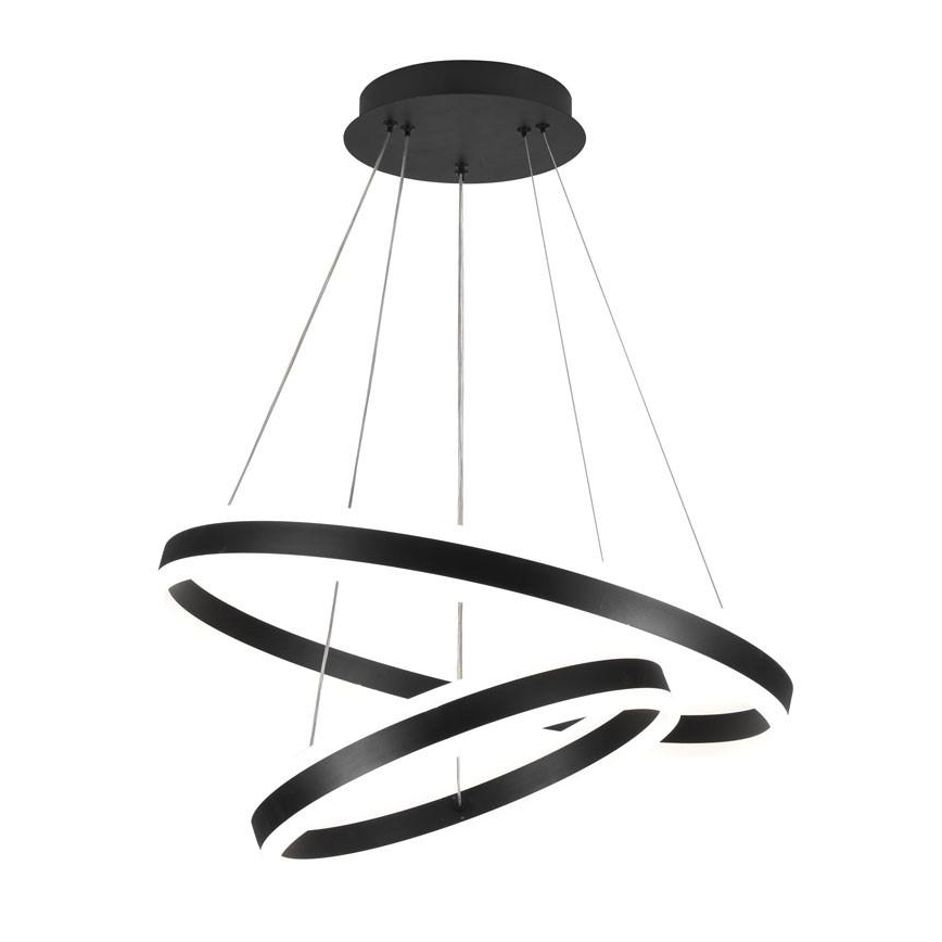 LED Stmívatelný lustr na lanku LED/135W/230V 3000-6500K + dálkové ovládání