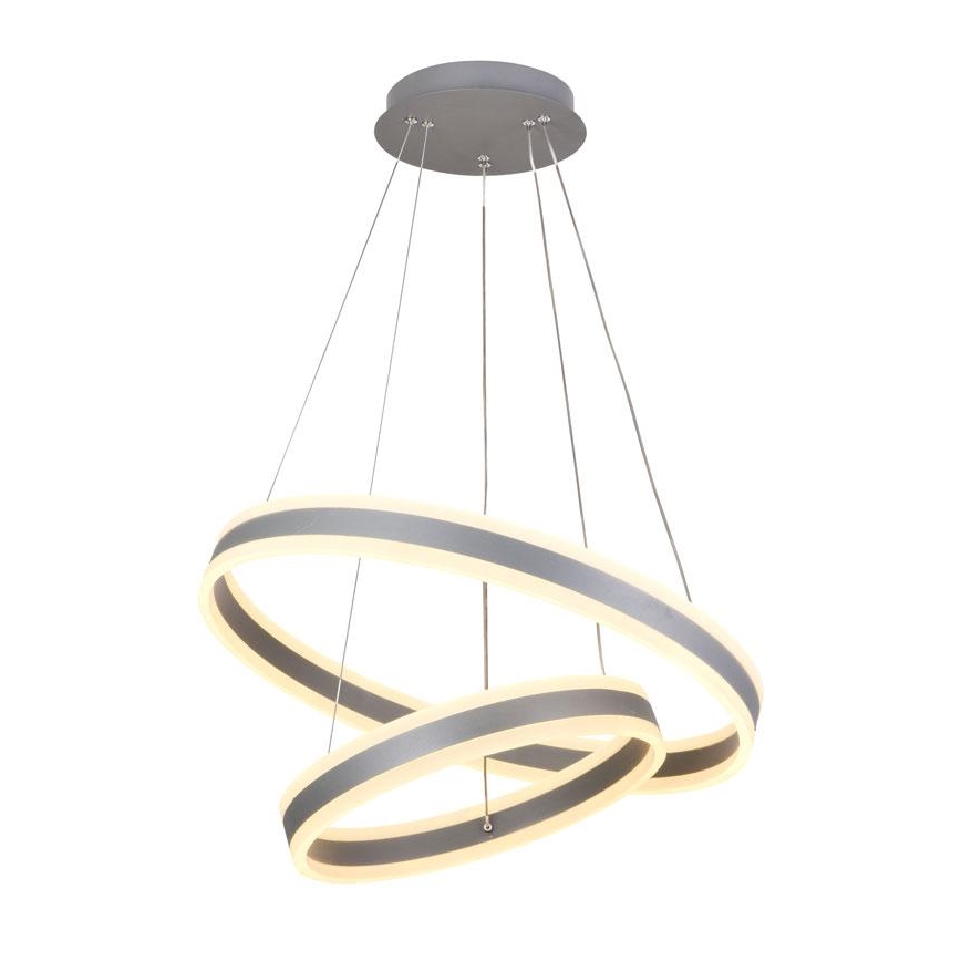 LED Stmívatelný lustr na lanku LED/135W/230V 3000-6500K pr. 60 cm + dálkové ovládání
