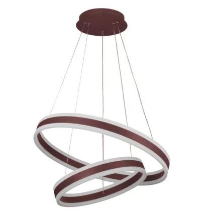 LED Stmívatelný lustr na lanku LED/135W/230V 3000-6500K pr. 60 cm + dálkové ovládání