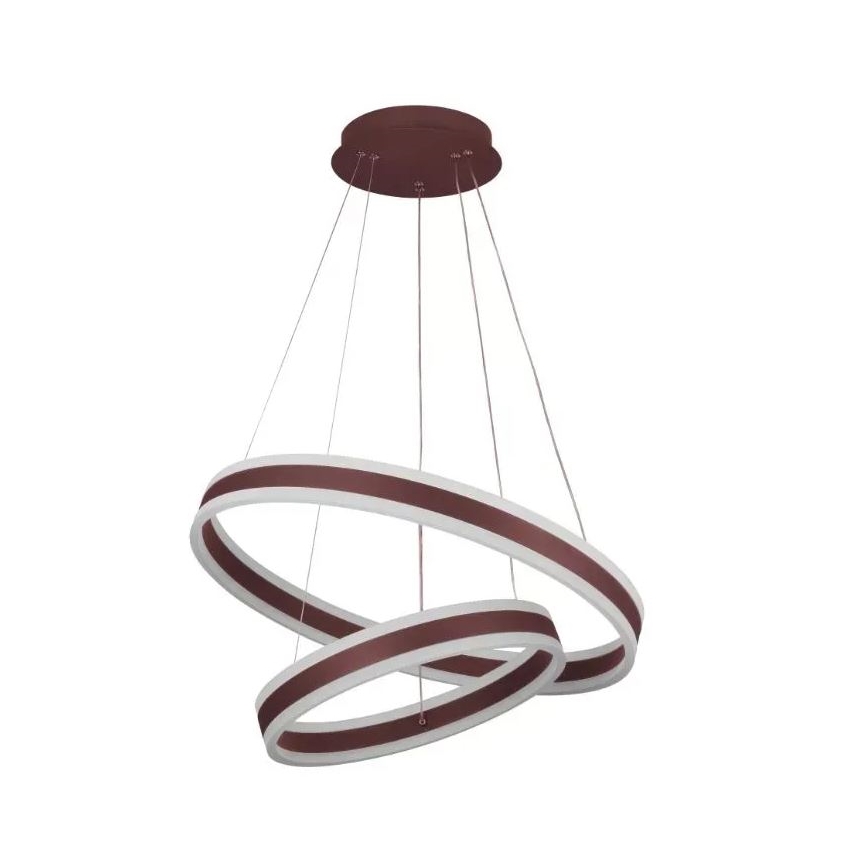 LED Stmívatelný lustr na lanku LED/135W/230V 3000-6500K pr. 60 cm + dálkové ovládání