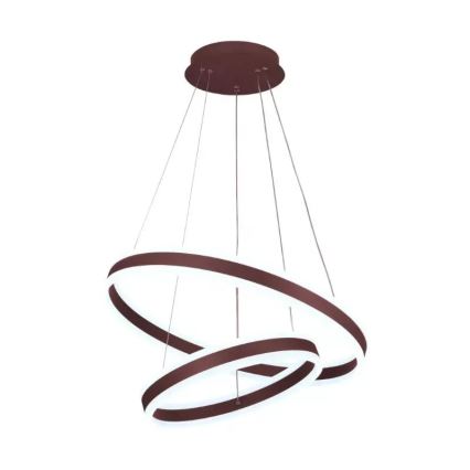 LED Stmívatelný lustr na lanku LED/135W/230V 3000-6500K pr. 60 cm + dálkové ovládání